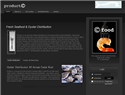 screenshot of Fresh Seafood & Oyster Distribution in Costa Rica