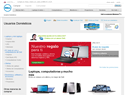 screenshot of Usuarios DomÃ©sticos | Dell Costa Rica